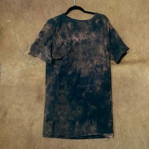Nasty gal acid wash tee shirt dress